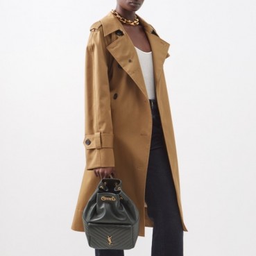 입생로랑 여성 카키 백팩 - Saint Laurent Womens Khaki Back Pack 