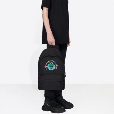 발렌시아가 남성 블랙 백팩 - Balenciaga Mens Black Back Pack 