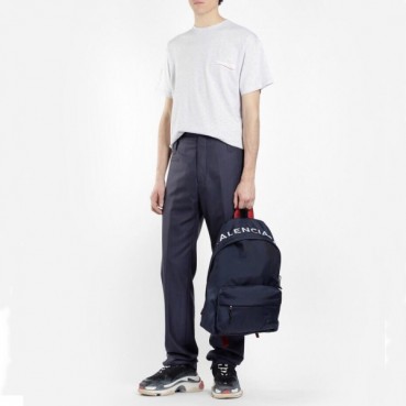 발렌시아가 남성 네이비 백팩 - Balenciaga Mens Navy Back Pack 