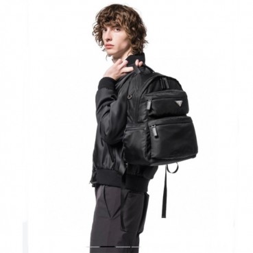 프라다 남성 블랙 백팩 - Prada Mens Black Back Pack 