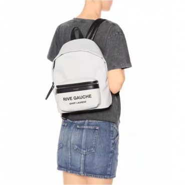입생로랑 여성 화이트 백팩 - Saint Laurent Womens White Back Pack 