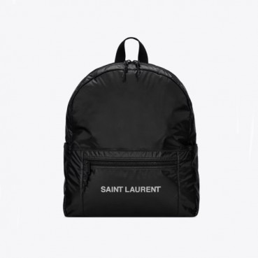 입생로랑 남/녀 블랙 백팩 - Saint Laurent Unisex Black Back Pack 