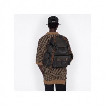 디올 남성 Rider 블랙 백팩 - Dior Mens Black Back Pack 