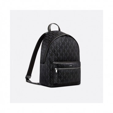 디올 남성 다이아몬드 블랙 백팩 - Dior Mens Black Back Pack 
