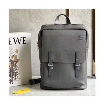 [로에베]Loewe 2021 Men's Leather Backpack,39cm,LOEB0536 - 로에베 2021 남성용 레더 백팩,39cm,닥크그레이