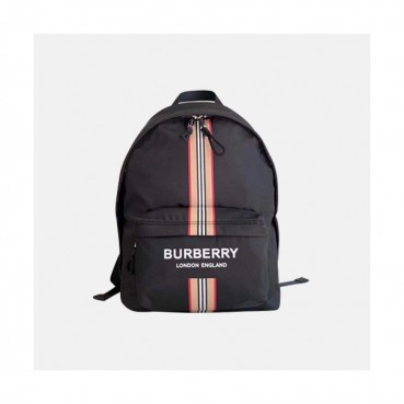 [버버리] Burberry 2020 Men's Nylon Backpack,42.5cm - 버버리 2020 남성용 네일론 백팩,42.5cm,BURB0515,블랙
