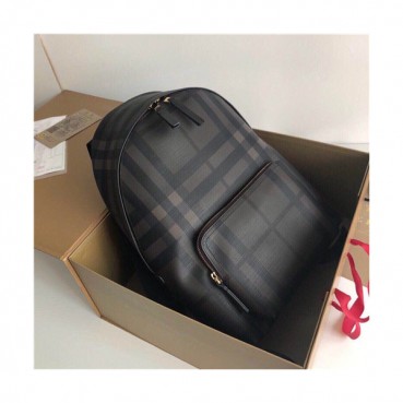 [버버리] Burberry 2020 Men's Nylon Backpack,42cm - 버버리 2020 남성용 네일론 백팩,42cm,BURB0513,블랙