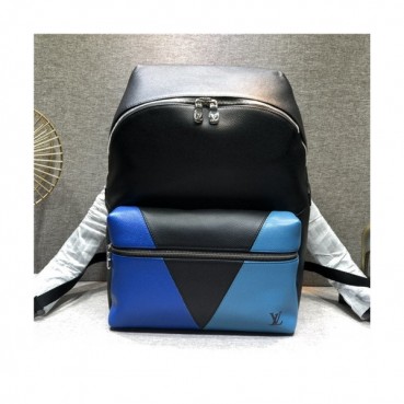 [루이비통] Louis Vuitton 2020 Men's Leather BackPack,37cm - 루이비통 2020 남성용 레더 백팩,37cm, LOUB2270,블랙