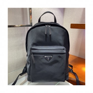 [프라다] Prada 2020 Men's Nylon Back Pack 29cm - 프라다 2020 남성용 네일론 백팩, 29cm,PRAB0154,블랙