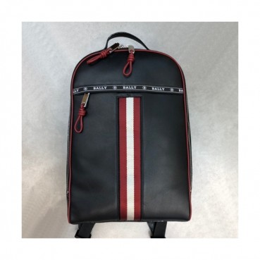 Bally 2020 Leather Back Pack,38cm  - 발리 2020 레더 남성용 백팩 BALB0187,38cm,블랙
