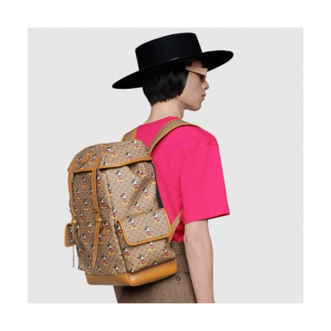 Gucci 2020 GG Ophidia Supreme Mm / Wm Back Pack,40CM - 구찌 2020 GG 오피디아 수프림 남여공용 백팩 603898,GUB1066,40CM,브라운