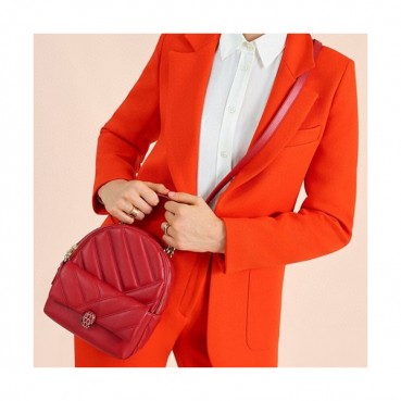 Bvlgari 2020 Serpenti Cabochon Shoulder Bag / Back Pack,22CM - 불가리 2020 세르펜티 카보숑 숄더백 / 백팩,BVLB0236,22cm,레드
