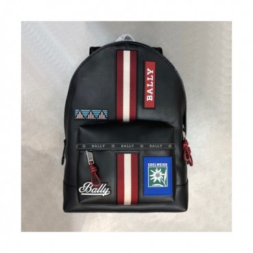 Bally 2020 Leather Back Pack,42cm  - 발리 2020 레더 남성용 백팩 BALB0130,42cm,블랙