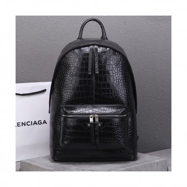 Balenciaga 2020 Leather Back Pack,47cm - 발렌시아가 2020 남성용 레더 백팩,BGB0549,47cm,블랙