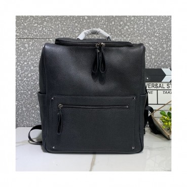 Valentino 2019 Leather Back Pack ,35CM - 발렌티노 2019 레더 남여공용 백팩VTB0946,35CM,블랙