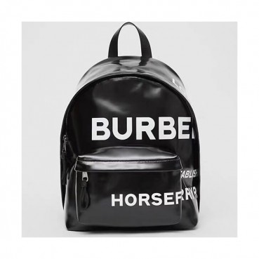 Burberry 2019 Canvas Back Pack - 버버리 2019 코팅 캔버스 남성용 백팩 ,BURB0440, 블랙