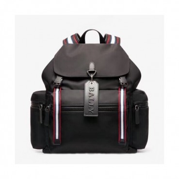 Bally 2019 Nylon Back Pack,45cm  - 발리 2019 나일론 남성용 백팩 BALB0120,45cm,블랙