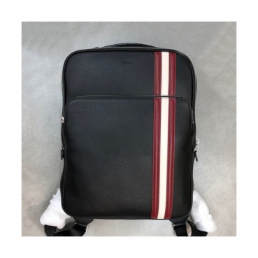 Bally 2019 Leather Back Pack,40cm  - 발리 2019 레더 남성용 백팩 BALB0114,40cm,블랙