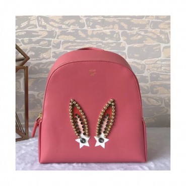 MCM 2019 Leather Back Pack,25/30cm - 엠씨엠 2019 레더 여성용 백팩 MCMB0359, 25/30cm,핑크