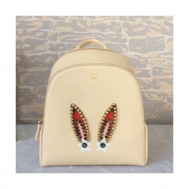 MCM 2019 Leather Back Pack,25/30cm - 엠씨엠 2019 레더 여성용 백팩 MCMB0357, 25/30cm,베이지