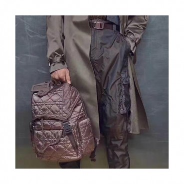 Dior 2019 Nylon Back Pack ,45cm - 디올 2019 나일론 남여공용 백팩,DIOB0462,45cm,브라운