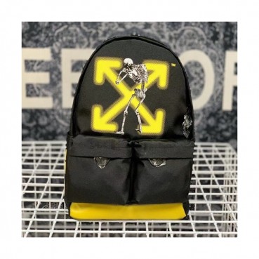 Off White 2019 Nylon Back Pack,43cm - 오프화이트 2019 나일론 남여공용 백팩 OFFB0090,43cm,블랙