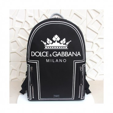 Dolce&Gabbana 2019 Nylon Back Pack ,42CM - 돌체 앤 가바나 2019 나일론 남성용 백팩, DGB0139,42cm,블랙
