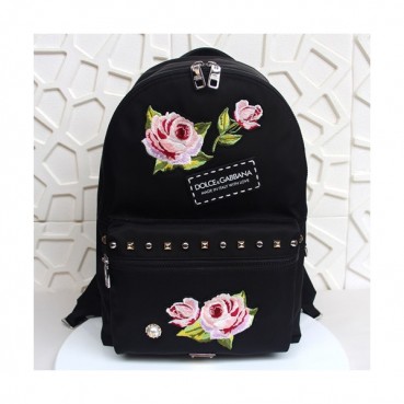 Dolce&Gabbana 2019 Nylon Back Pack ,42CM - 돌체 앤 가바나 2019 나일론 남성용 백팩, DGB0138 ,42cm,블랙