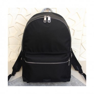Dolce&Gabbana 2019 Nylon & Leather Back Pack ,42CM - 돌체 앤 가바나 2019 나일론 & 레더 남성용 백팩, DGB0132 ,42cm,블랙