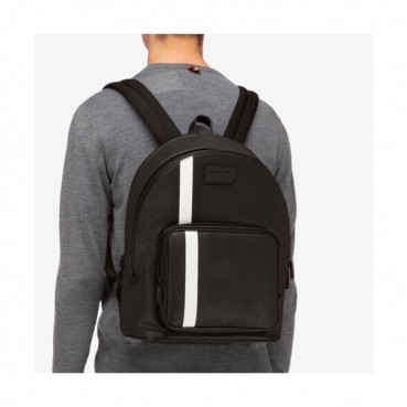 [데일리 백팩]Bally 2019 Leather Back Pack,42cm  - 발리 2019 레더 남성용 백팩 BALB0104,42cm,블랙