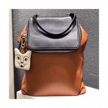 Loewe 2019 Goya Large Back Pack, 41CM - 로에베 2019 고야 남여공용 라지 백팩 ,LOEB0337, 41CM, 브라운(악세사리 단독구매)