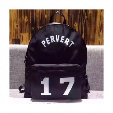 Givenchy 2019 Canvas & Leather Back Pack,41cm - 지방시 2019 캔버스 & 레더 남여공용 백팩 GVB0287,41cm,블랙
