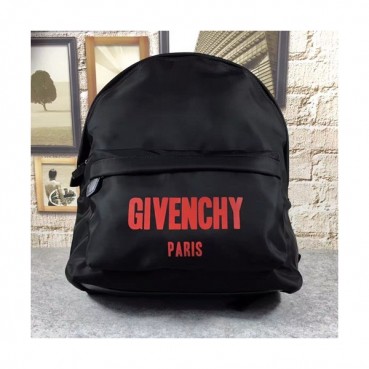 Givenchy 2019 Canvas & Leather Back Pack,41cm - 지방시 2019 캔버스 & 레더 남여공용 백팩 GVB0284,41cm,블랙