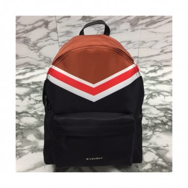 Givenchy 2019 Canvas & Leather Back Pack,41cm - 지방시 2019 캔버스 & 레더 남여공용 백팩 GVB0280,41cm,블랙