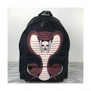 Givenchy 2019 Canvas & Leather Back Pack,41cm - 지방시 2019 캔버스 & 레더 남여공용 백팩 GVB0275,41cm,블랙