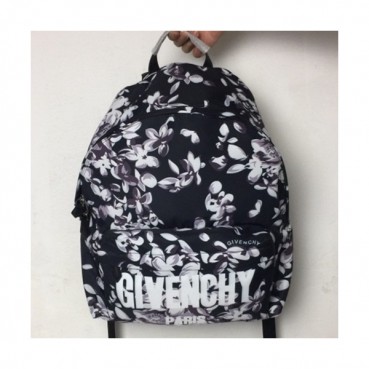 Givenchy 2019 Canvas & Leather Back Pack,41cm - 지방시 2019 캔버스 & 레더 남여공용 백팩 GVB0278,41cm,블랙