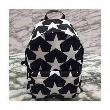 Givenchy 2019 Canvas & Leather Back Pack,41cm - 지방시 2019 캔버스 & 레더 남여공용 백팩 GVB0257,41cm,블랙