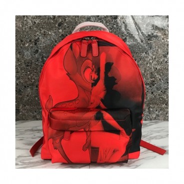 Givenchy 2019 Canvas & Leather Back Pack,41cm - 지방시 2019 캔버스 & 레더 남여공용 백팩 GVB0256,41cm,레드