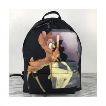 Givenchy 2019 Canvas & Leather Back Pack,41cm - 지방시 2019 캔버스 & 레더 남여공용 백팩 GVB0254,41cm,블랙