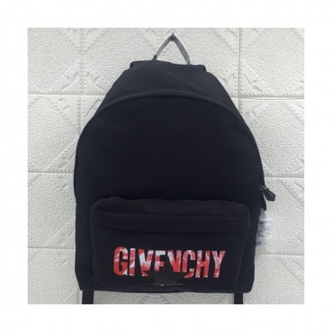 Givenchy 2019 Canvas & Leather Back Pack,41cm - 지방시 2019 캔버스 & 레더 남여공용 백팩 GVB0252,41cm,블랙