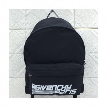Givenchy 2019 Canvas & Leather Back Pack,41cm - 지방시 2019 캔버스 & 레더 남여공용 백팩 GVB0251,41cm,블랙