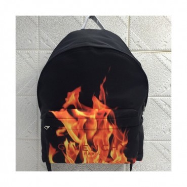 Givenchy 2019 Canvas & Leather Back Pack,41cm - 지방시 2019 캔버스 & 레더 남여공용 백팩 GVB0240,41cm,블랙