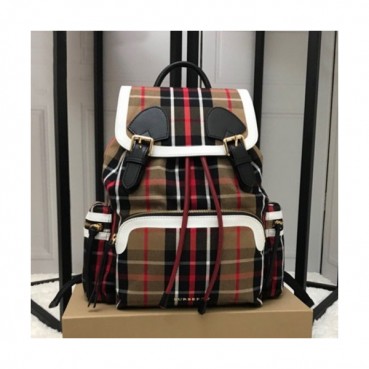Burberry 2019 Canvas Back Pack,33cm - 버버리 2019 캔버스 여성용 백팩 ,BURB0366,33cm,베이지브라운