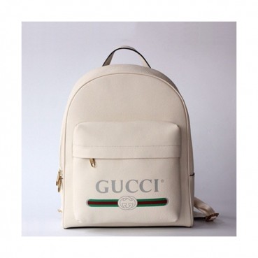 Gucci 2019 Leather Print Back Pack,41CM - 구찌 2019 레더 프린트 남여공용 백팩,GUB0732,41cm,화이트