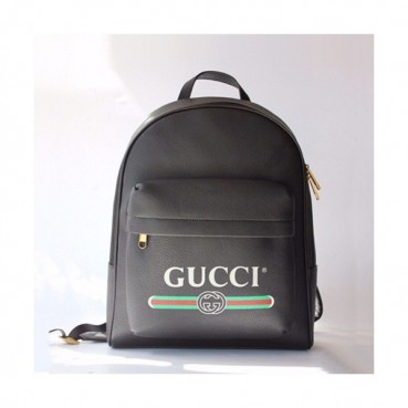 [데일리백]Gucci 2019 Leather Print Back Pack,41CM - 구찌 2019 레더 프린트 남여공용 백팩,GUB0731,41cm,블랙