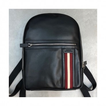 Bally 2019 Leather Back Pack,40cm  - 발리 2019 레더 남성용 백팩 BALB0069,40cm,블랙