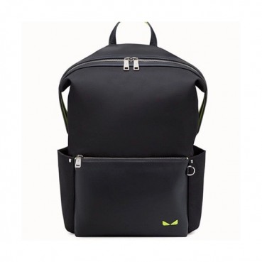 Fendi 2019 Nylon & Leather Back Pack ,41CM - 펜디 2019 나일론& 레더 남여공용 백팩  FENB0440,41CM,블랙