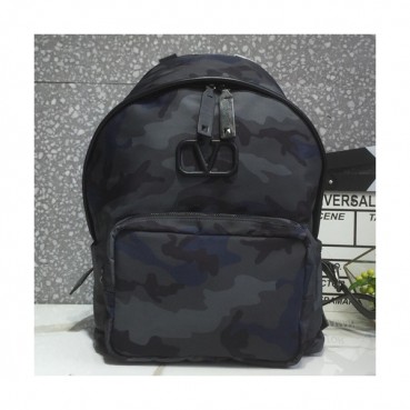 Valentino 2019 Canvas Back Pack ,35CM - 발렌티노 2019 캔버스 남여공용 백팩,VTB0736,35CM,네이비