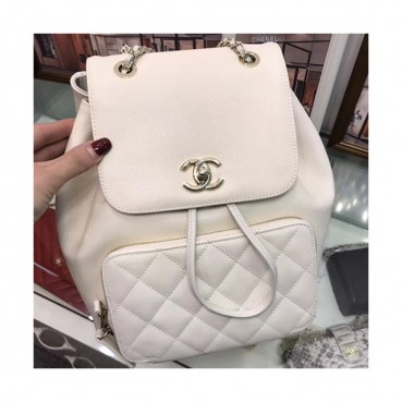 Chanel 2019 Women Back Pack,23CM - 샤넬 2019 여성용 백팩, CHAB0963,23CM,화이트