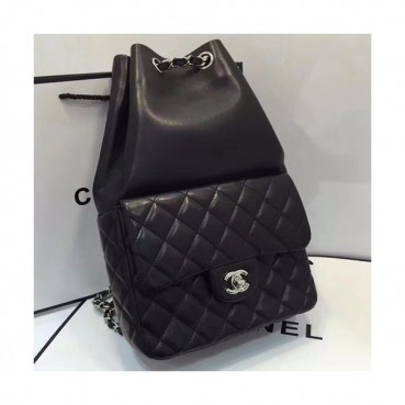 Chanel 2019 Drawstring Back Pack ,20CM - 샤넬 2019 드로스티링 백팩,CHAB0962,20CM,블랙